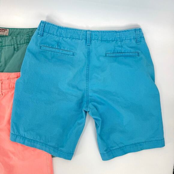 Lot of 3 ARIZONA AEROPOSTALE Flat Front Pastel Retro Cotton Shorts Men's Size 31 - Picture 5 of 16